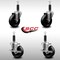 Service Caster 4'' SS Phenolic Wheel Swivel 1'' Expand Stem Caster Set 2 Brakes, 4PK SCC-SSEX20S414-PHS-2-TLB-2-1 - alternate 2